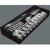 image:imageWera 05004078001 8100 SC 8 Zyklop Metal Ratchet Set with Switch Lever 12 Drive Metric 28 Pieces12 Inch Drive