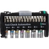 image:imageTOOLCHECK AUTOMOTIVE 1 BITS ASSORTMENT RATCHET  SOCKETS