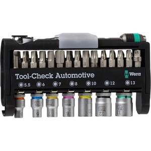 image:imageTOOLCHECK AUTOMOTIVE 1 BITS ASSORTMENT RATCHET  SOCKETS