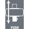 image:imageWera 05004003001 8003 A Zyklop Full Metal Ratchet with PushThrough Square 14 Drive