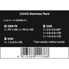 image:imageWera 05032060001 Kraftform Stainless 33346 Stainless Steel SlottedPhillips Screwdriver Set and Rack 6PieceSlotted 65x150mm  3x80mm  4x100mm  55x125mm Phillips PH1x80mm  PH2x100mm