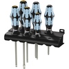 image:imageWera 05032060001 Kraftform Stainless 33346 Stainless Steel SlottedPhillips Screwdriver Set and Rack 6PieceSlotted 65x150mm  3x80mm  4x100  55x125mm Pozidriv PZ1x80mm  PZ2x100mm