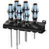 image:imageWera 05032060001 Kraftform Stainless 33346 Stainless Steel SlottedPhillips Screwdriver Set and Rack 6PieceSlotted 65x150mm  3x80mm  4x100mm  55x125mm Phillips PH1x80mm  PH2x100mm