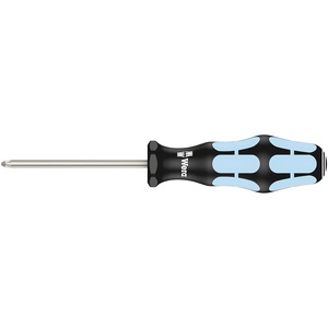 image:imageWera 05032032001 Kraftform Stainless 3355 PZ Pozidriv Screwdriver Lasertip PZ 2 Head 4 Blade LengthPozidriv  PZ 1 Head  318 Blade