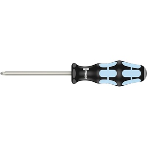 image:imageWera 05032032001 Kraftform Stainless 3355 PZ Pozidriv Screwdriver Lasertip PZ 2 Head 4 Blade LengthPozidriv  PZ 2 Head  4 Blade