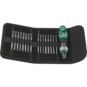 image:imageWera Kraftform Kompakt 60 RA Ratcheting Screwdriver Set 17Piece