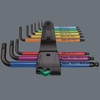 image:imageWera Tools 05073593001 950 SPKL9 SM N SB Long ARM HEX Key Set One Size MultiHEX Key Set