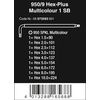 image:imageWera Tools 05073593001 950 SPKL9 SM N SB Long ARM HEX Key Set One Size MultiHEX Key Set