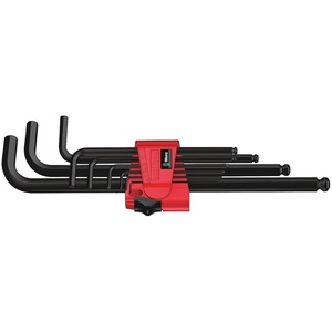 image:imageWera  5073596001 Hexagon 950 PKL9 BM SB LKey Set BlackLaser Ballpoint Hex Key 9 Piece