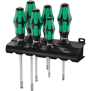 image:imageWERA 05105650001 3346 Rack Screwdriver Set Kraftform Plus Lasertip and Rack 6 PiecesOne Size