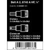 image:imageWera  black 003881 Zyklop 14 Drive InHexPlus Bit Socket Set with Holding Function