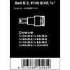 image:imageWera 05003971001 Belt B 2 Zyklop InHexPlus bit socket set with holding function 38 drive 8 pieces