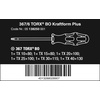 image:imageWera 05028062001 3676 TORX Screwdriver set Kraftform Plus and rack 6 piecesTX10x80mm  TX15x80mm  TX20x100mm  TX25x100mm  TX30x115mm  TX40x140mm  Bore Hole