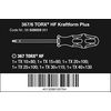 image:imageWera 05028062001 3676 TORX Screwdriver set Kraftform Plus and rack 6 piecesTX8x60mm  TX10x80mm  TX15x80mm  TX20x100mm  TX25x100mm  TX27x115mm  TX30x115mm