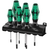 image:imageWera 05028062001 3676 TORX Screwdriver set Kraftform Plus and rack 6 piecesTX10x80mm  TX15x80mm  TX20x100mm  TX25x100mm  TX30x115mm  TX40x140mm