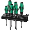 image:imageWera 05028062001 3676 TORX Screwdriver set Kraftform Plus and rack 6 piecesTX8x60mm  TX10x80mm  TX15x80mm  TX20x100mm  TX25x100mm  TX27x115mm  TX30x115mm