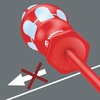image:imageWera 05022729001 Kraftform Stainless VDE 3160i Stainless Steel Slotted Screwdriver Lasertip 18 Head 319 BladeLength5 Blade  732 Blade Diameter  386 Handle