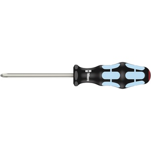 image:imageWera 05032022001 Kraftform Stainless 3350 PH Stainless Steel Phillips Screwdriver Lasertip PH 2 Head 4 Blade Length2 Head  4 Blade