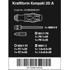 image:imageWera 05051019001 Kraftform Kompakt 20 A CombiDriver With MagazineSolid