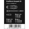 image:imageWera 05051021001 Kraftform Kompakt 20 with pouch 7 piecesBitholding Screwdriver