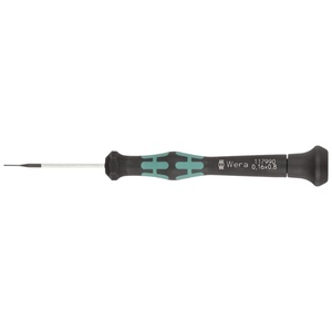 image:imageWera 05118186001 Kraftform Micro 2067 Torx HF Electronics Precision Screwdriver TX10 Head 60mm Blade LengthSlotted 08mm Head  40mm Blade