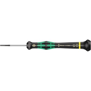 image:imageWera 05118186001 Kraftform Micro 2067 Torx HF Electronics Precision Screwdriver TX10 Head 60mm Blade LengthSlotted 18mm Head  40mm Blade