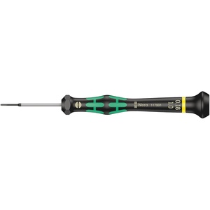 image:imageWera 05118186001 Kraftform Micro 2067 Torx HF Electronics Precision Screwdriver TX10 Head 60mm Blade LengthSlotted 1mm Head   40mm Blade
