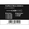 image:imageWera 20526 Kraftform Micro Ballhead Hexagon Electronics Screwdriver Set and Rack 6PieceSlottedPhillips One Size