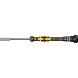 image:imageWera 05030100001 Kraftform ESD 1578 A Slotted Precision Micro Screwdriver 12mm Head 40mm Blade LengthHexagon 55 Head  60mm Blade