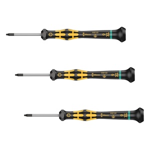 image:imageWera 05030100001 Kraftform ESD 1578 A Slotted Precision Micro Screwdriver 12mm Head 40mm Blade LengthTorx TX 6 Head  40mm Blade Pack of 3