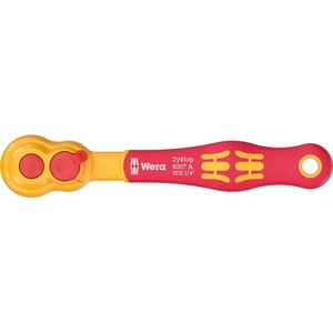 image:image8007 A VDE Zyklop Ratchet Insulated with reversing Lever with 14 Drive 14 x 144 mm