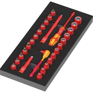 image:image9727 Foam Insert 8007 A VDE Zyklop VDE Ratchet Set 1 14 30 Pieces