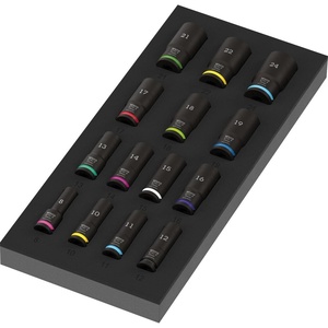 image:image9728 Foam Insert Zyklop B 38 Impaktor Deep Socket Set 1 15 Pieces