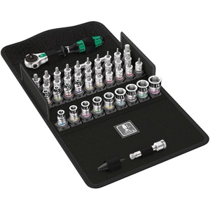 image:imageWERA 05003755001 8100 SA Allin Zyklop Speed Ratchet Set 14 Drive with Holding Function Metric 42 Pieces