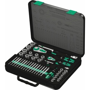 image:imageWera 05160785001 8100 SASC 2 Zyklop Speed Ratchet Set 14 drive and 12 drive metric 43 piecesOne Size