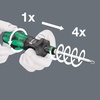 image:imageWera 05057480001 826 T Kraftform Turbo bitholding screwdriver handle with Rapidaptor quickrelease chuck 14 x 146 mmOne Size
