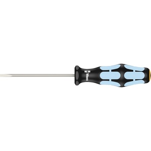 image:imageWera 05032006001 Kraftform Stainless 3334 Stainless Steel Slotted Screwdriver Lasertip 8mm Head 7 Blade Length1 Count Pack of 1