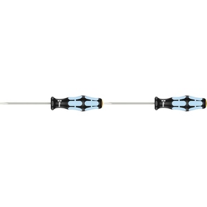 image:imageWera 05032006001 Kraftform Stainless 3334 Stainless Steel Slotted Screwdriver Lasertip 8mm Head 7 Blade Length1 Count Pack of 2