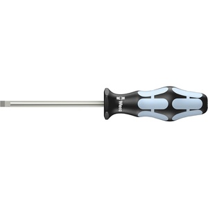 image:imageWera 05032006001 Kraftform Stainless 3334 Stainless Steel Slotted Screwdriver Lasertip 8mm Head 7 Blade Length40Mm