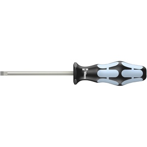 image:imageWera 05032006001 Kraftform Stainless 3334 Stainless Steel Slotted Screwdriver Lasertip 8mm Head 7 Blade Length55mm