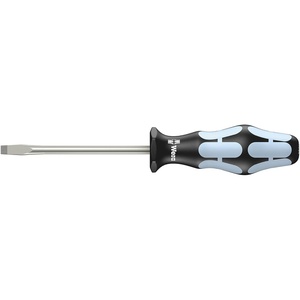 image:imageWera 05032006001 Kraftform Stainless 3334 Stainless Steel Slotted Screwdriver Lasertip 8mm Head 7 Blade Length65mm