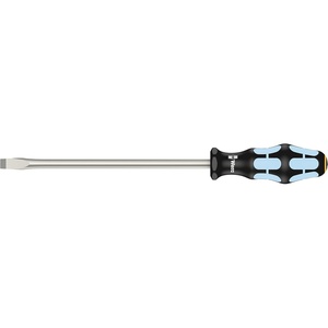 image:imageWera 05032006001 Kraftform Stainless 3334 Stainless Steel Slotted Screwdriver Lasertip 8mm Head 7 Blade LengthOne Size