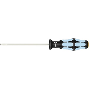 image:imageWera 05032006001 Kraftform Stainless 3334 Stainless Steel Slotted Screwdriver Lasertip 8mm Head 7 Blade LengthSlotted  35mm Head  4 Blade