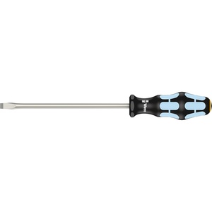 image:imageWera 05032006001 Kraftform Stainless 3334 Stainless Steel Slotted Screwdriver Lasertip 8mm Head 7 Blade LengthSlotted  8mm Head  7 Blade