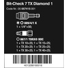 image:imageWERA 05057415001 BitCheck 7 TX Diamond 1 7 PiecesOne Size